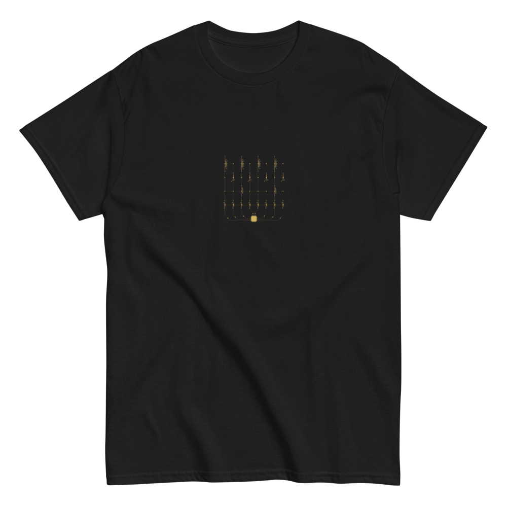 MEMO T-Shirt (Black/Gold) front
