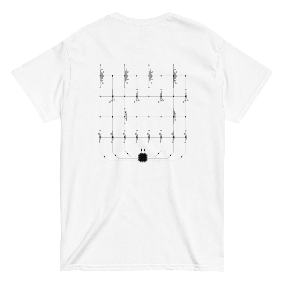 MEMO T-Shirt (White/Black) back