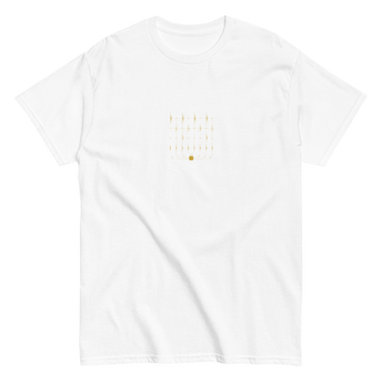 MEMO T-Shirt (White/Gold) front