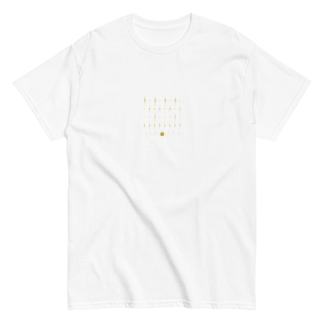 MEMO T-Shirt (White/Gold) front