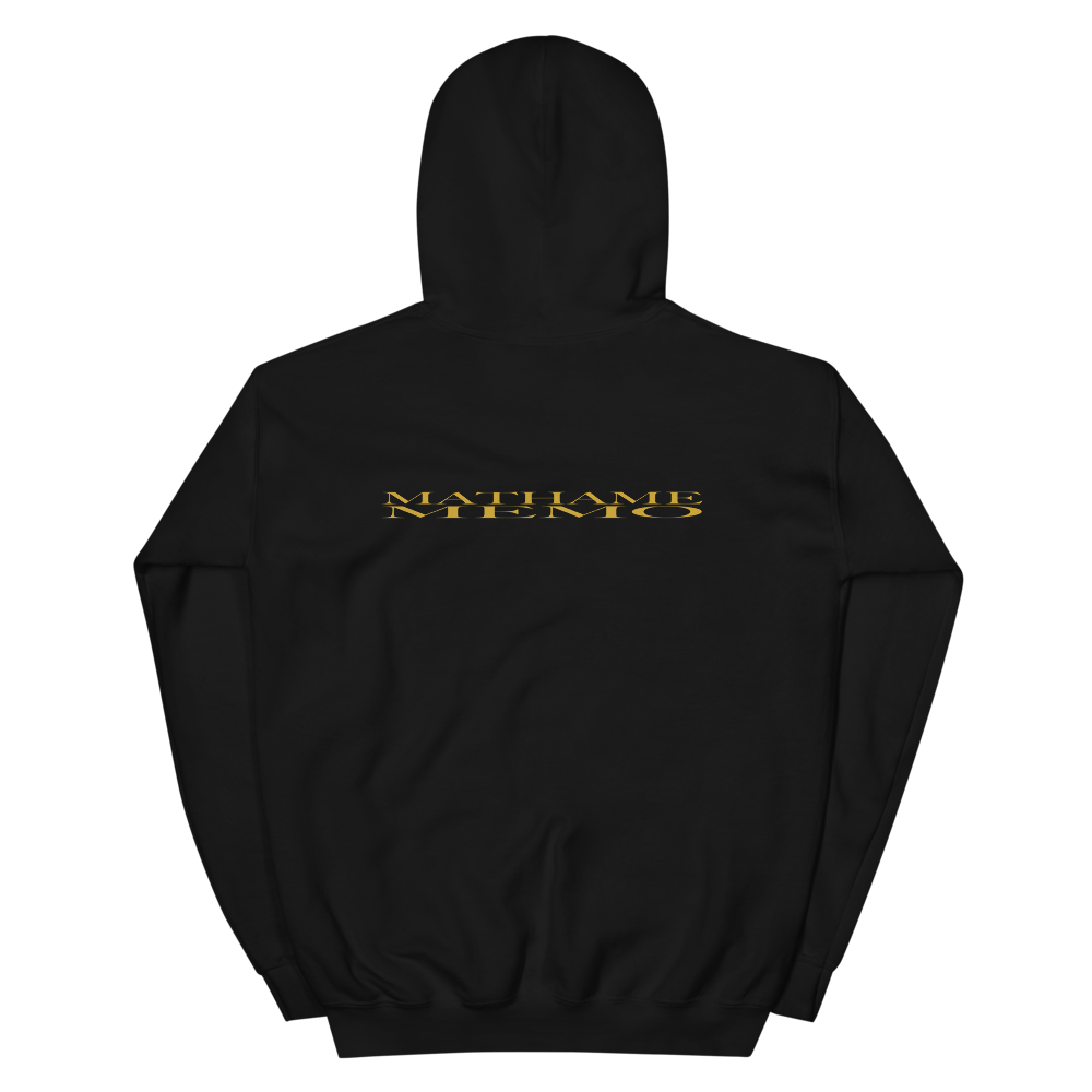 MEMO Hoodie gold back